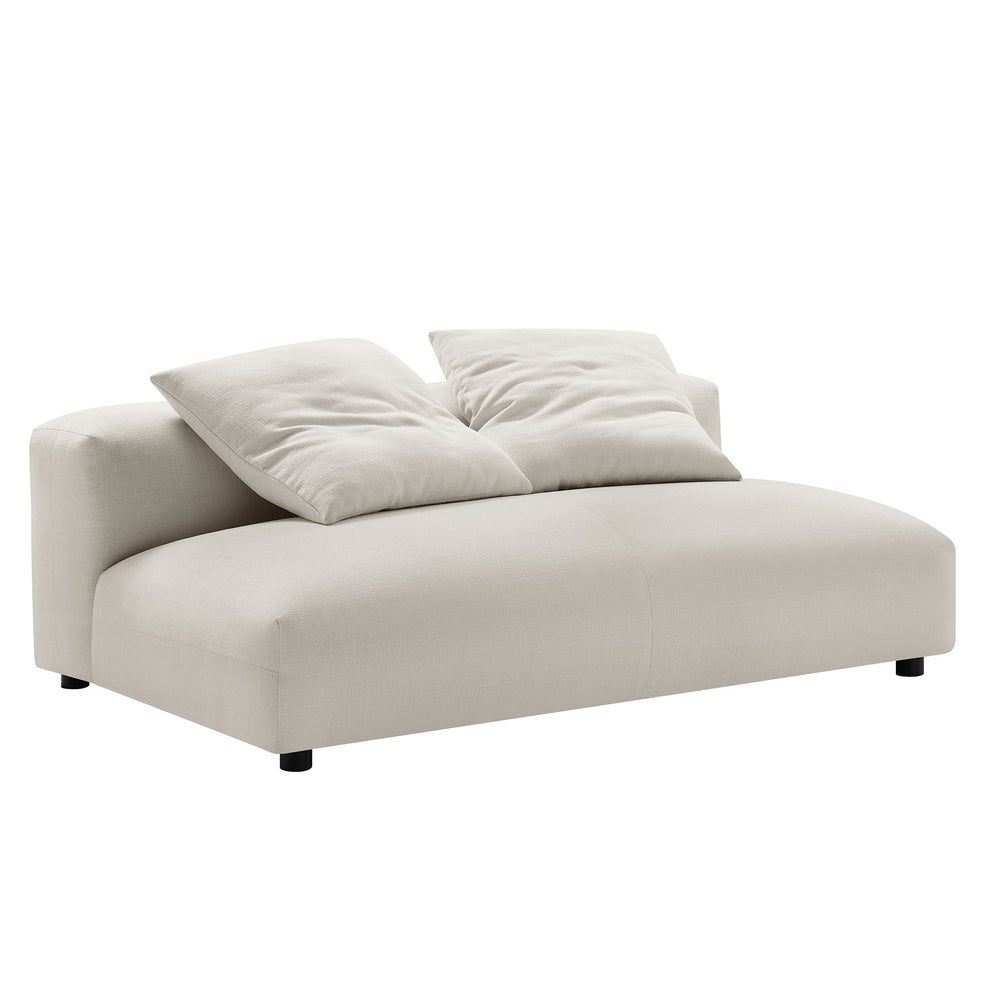 Solace Modular Upholstered Fabric Armless Loveseat by Modway | Loveseats | Modishstore - 19