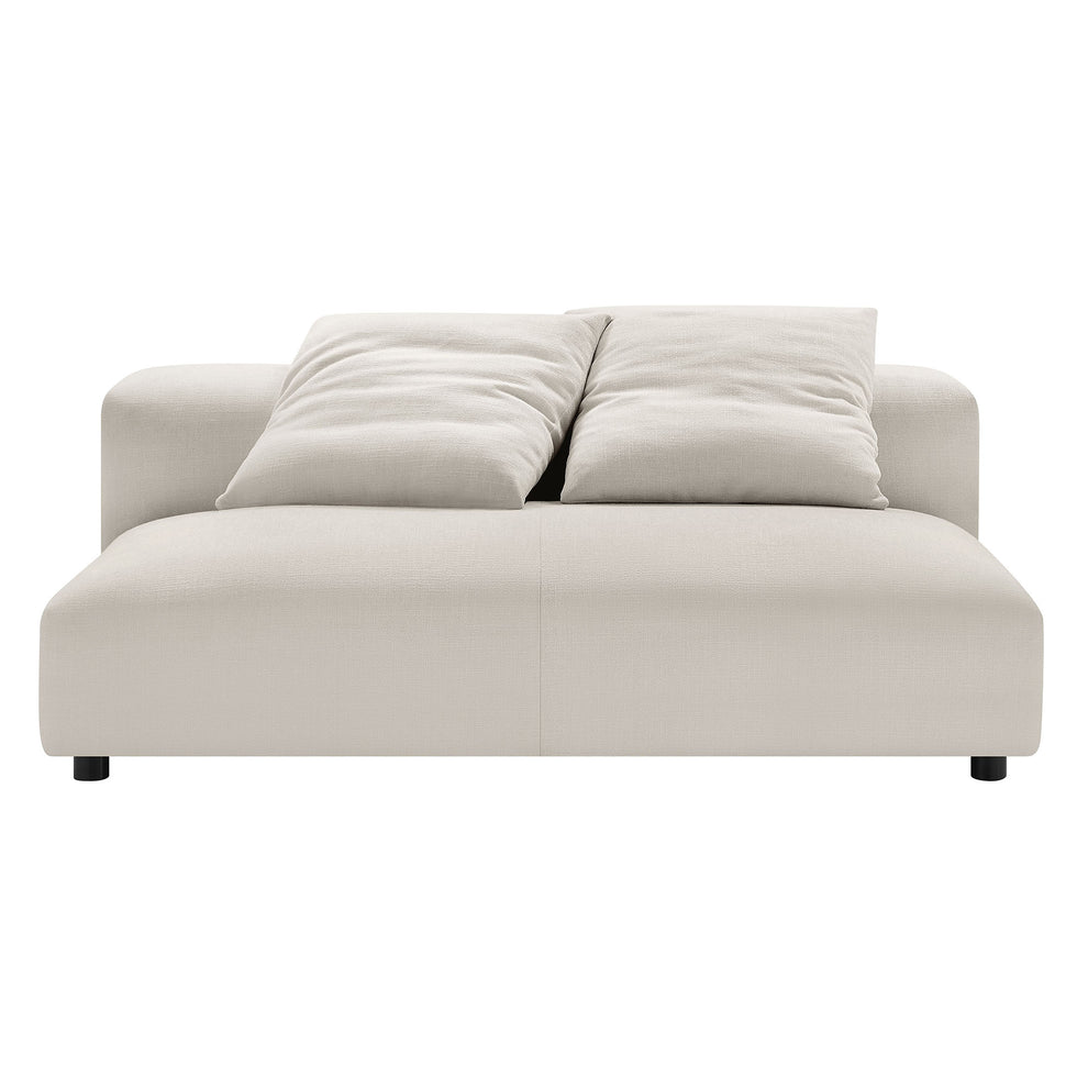 Solace Modular Upholstered Fabric Armless Loveseat by Modway | Loveseats | Modishstore - 22