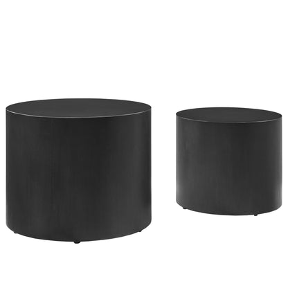 Amani Round Nesting Coffee Tables Set of 2 by Modway | Coffee Tables | Modishstore - 2