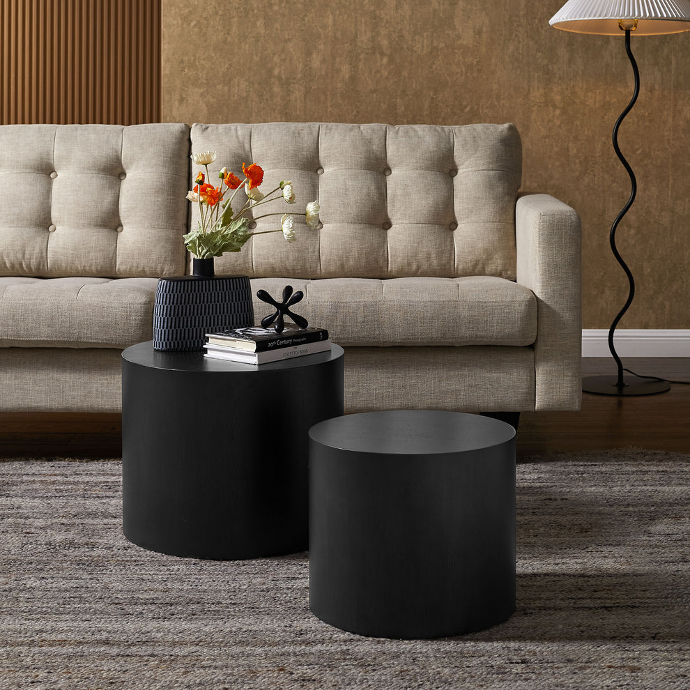 Amani Round Nesting Coffee Tables Set of 2 by Modway | Coffee Tables | Modishstore - 1
