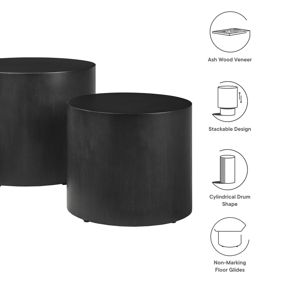 Amani Round Nesting Coffee Tables Set of 2 by Modway | Coffee Tables | Modishstore - 10