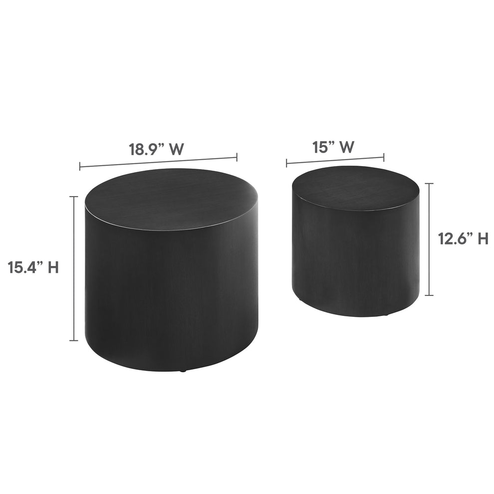 Amani Round Nesting Coffee Tables Set of 2 by Modway | Coffee Tables | Modishstore - 11
