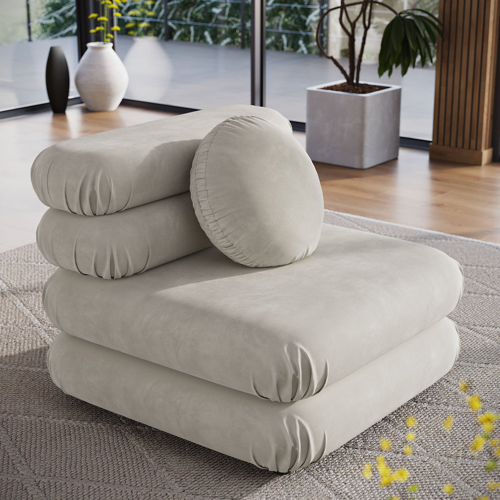 Jubilee Modular Performance Velvet Armless Chair by Modway | Accent Chairs | Modishstore - 9