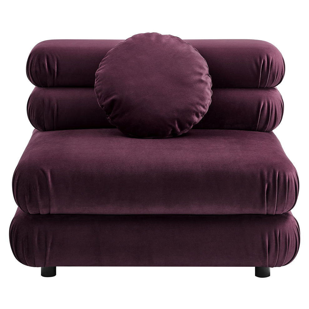 Jubilee Modular Performance Velvet Armless Chair by Modway | Accent Chairs | Modishstore - 15