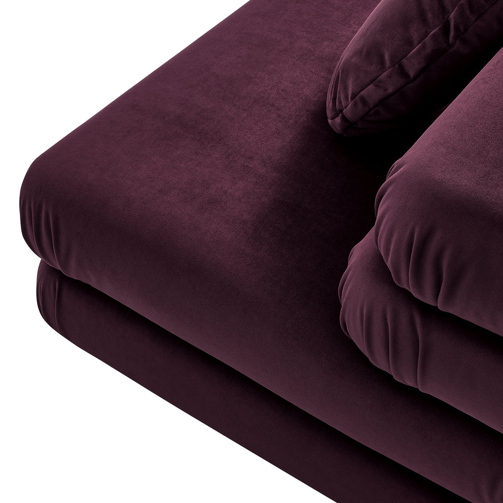 Jubilee Modular Performance Velvet Armless Chair by Modway | Accent Chairs | Modishstore - 16