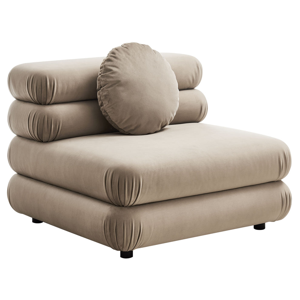 Jubilee Modular Performance Velvet Armless Chair by Modway | Accent Chairs | Modishstore - 23
