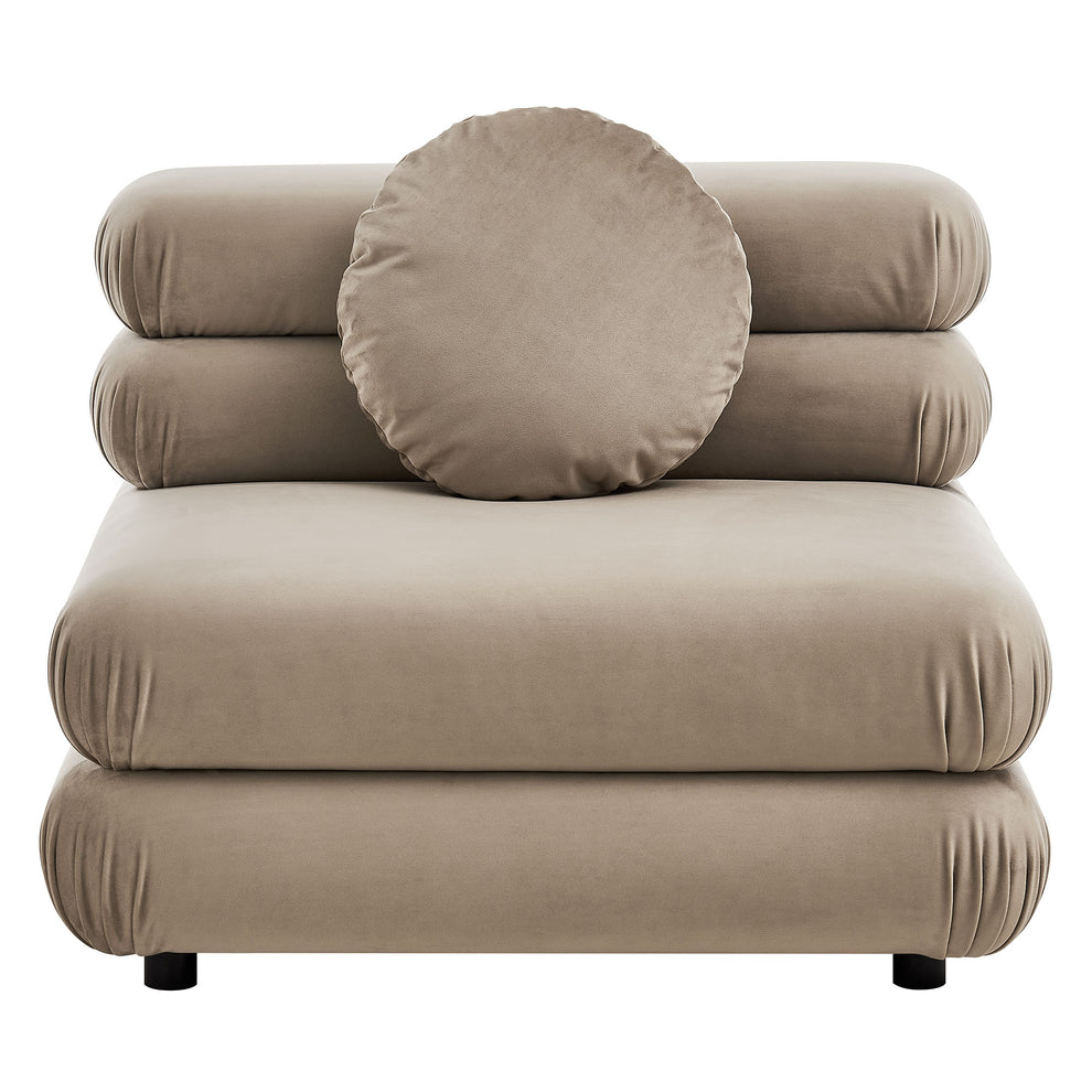 Jubilee Modular Performance Velvet Armless Chair by Modway | Accent Chairs | Modishstore - 26
