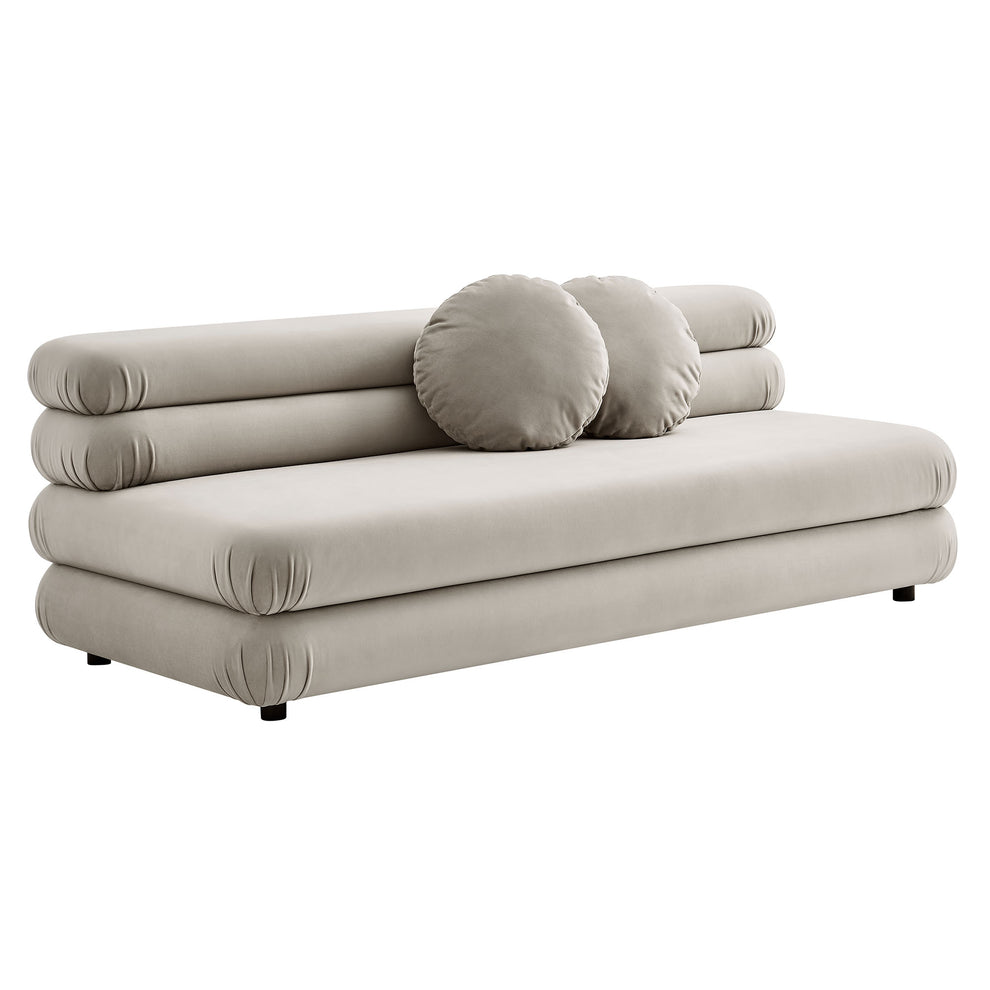 Jubilee Modular Performance Velvet Armless Loveseat by Modway | Loveseats | Modishstore - 2