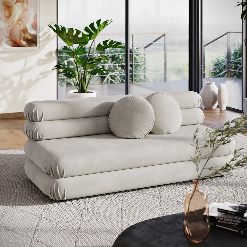 Jubilee Modular Performance Velvet Armless Loveseat by Modway | Loveseats | Modishstore - 10