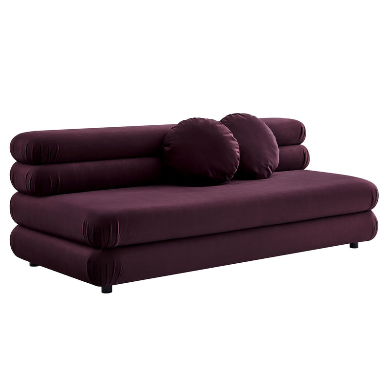 Jubilee Modular Performance Velvet Armless Loveseat by Modway | Loveseats | Modishstore - 13