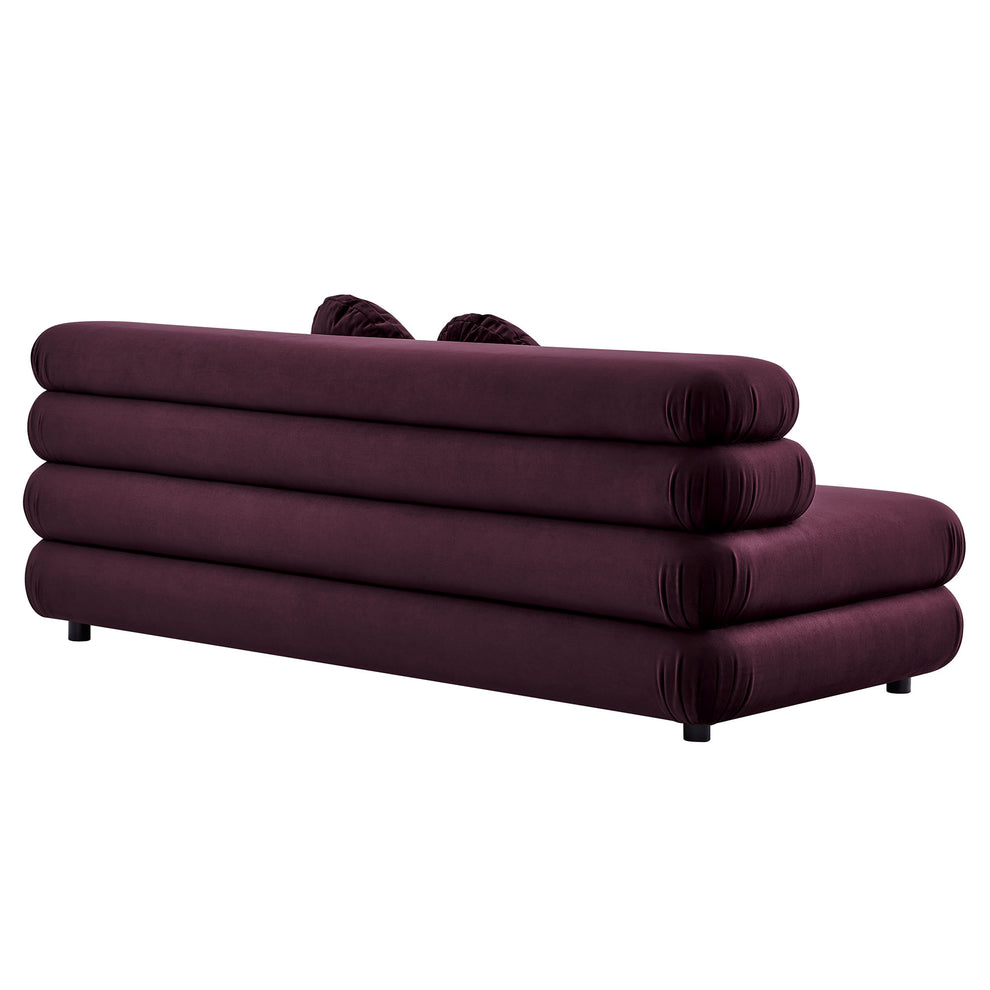 Jubilee Modular Performance Velvet Armless Loveseat by Modway | Loveseats | Modishstore - 16