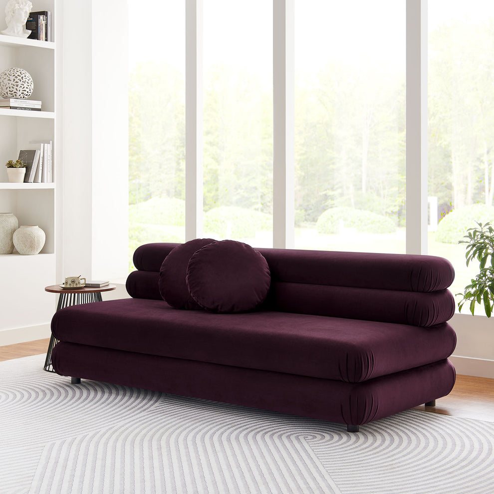 Jubilee Modular Performance Velvet Armless Loveseat by Modway | Loveseats | Modishstore - 21