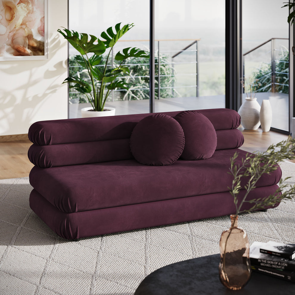 Jubilee Modular Performance Velvet Armless Loveseat by Modway | Loveseats | Modishstore - 22