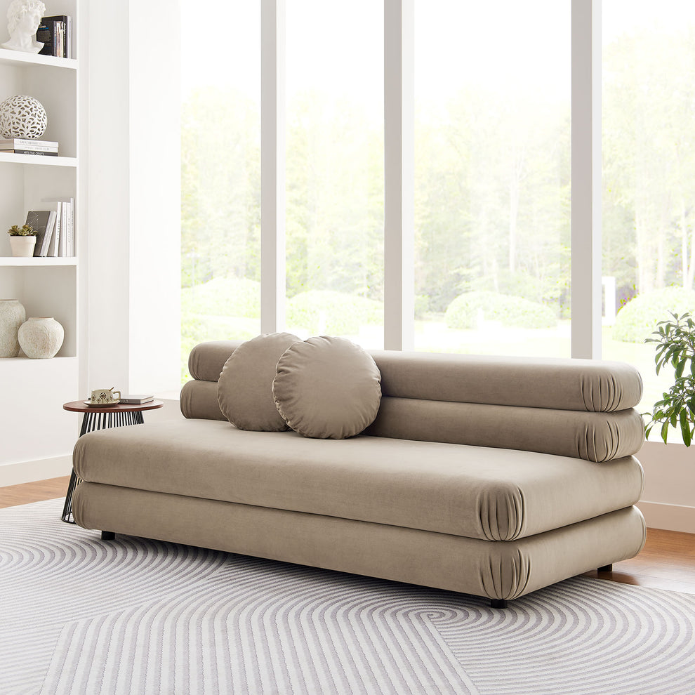 Jubilee Modular Performance Velvet Armless Loveseat by Modway | Loveseats | Modishstore - 33