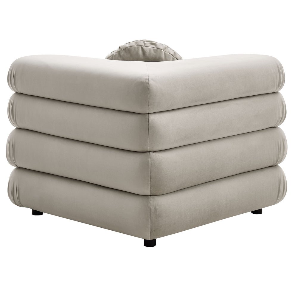 Jubilee Modular Performance Velvet Corner Chair by Modway | Accent Chairs | Modishstore - 4