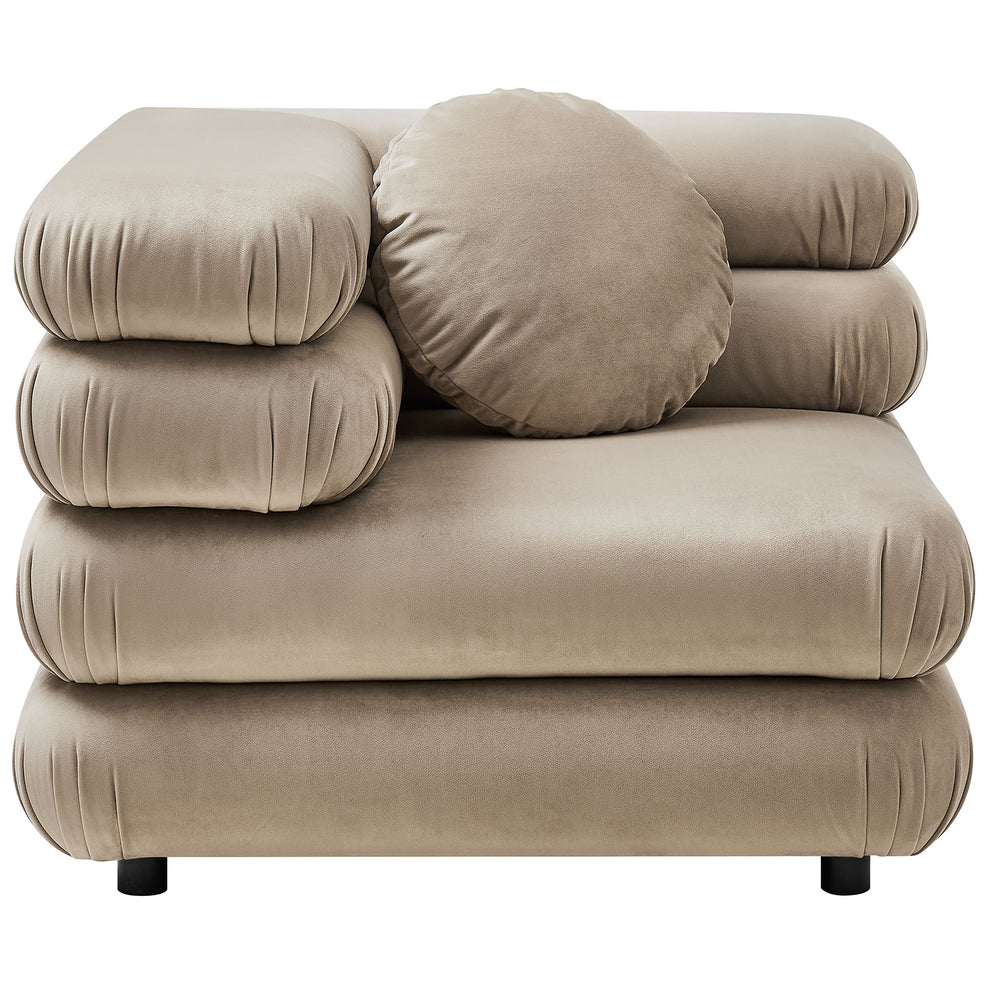 Jubilee Modular Performance Velvet Corner Chair by Modway | Accent Chairs | Modishstore - 22