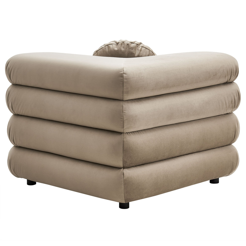 Jubilee Modular Performance Velvet Corner Chair by Modway | Accent Chairs | Modishstore - 23