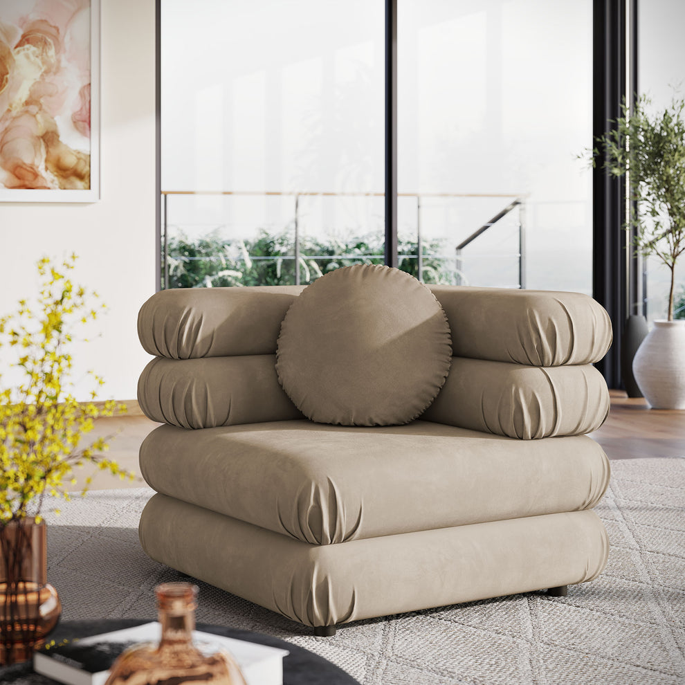 Jubilee Modular Performance Velvet Corner Chair by Modway | Accent Chairs | Modishstore - 28