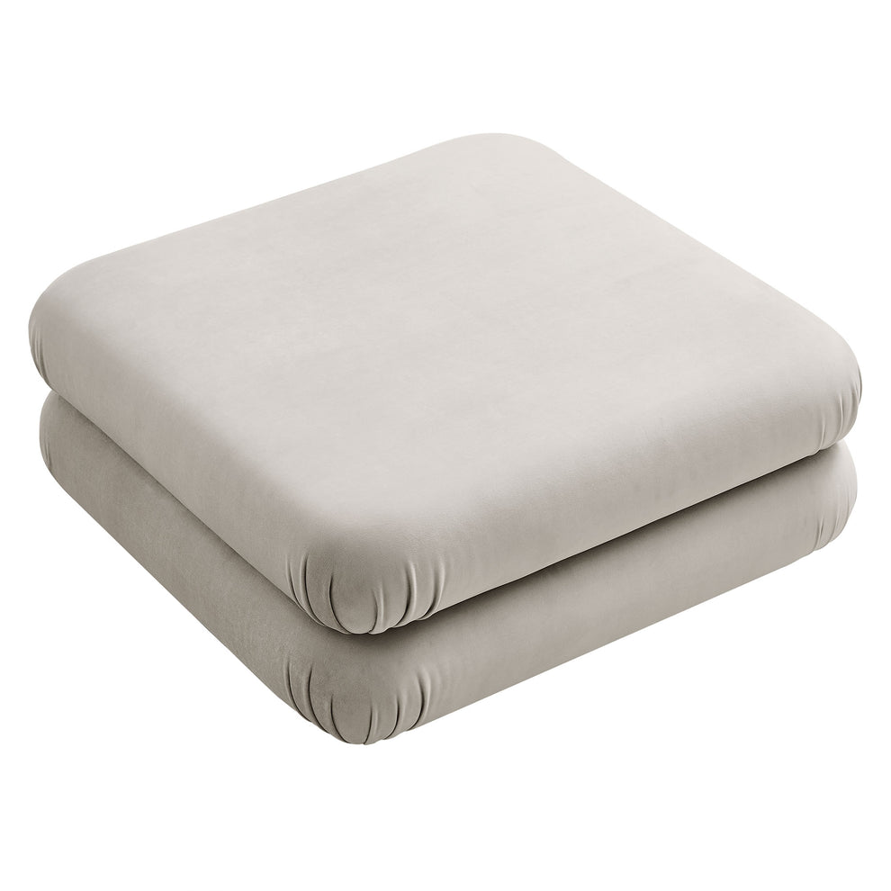 Jubilee Modular Performance Velvet Ottoman by Modway | Ottomans | Modishstore - 4