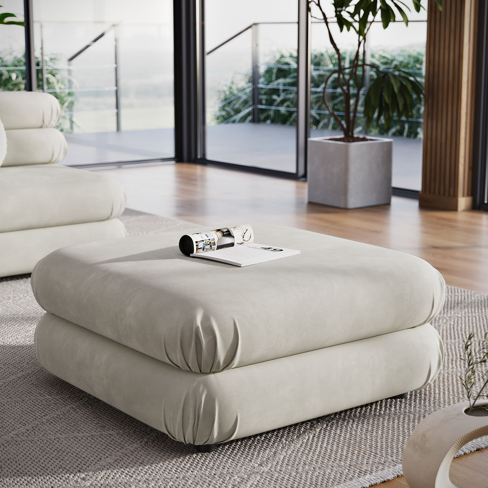 Jubilee Modular Performance Velvet Ottoman by Modway | Ottomans | Modishstore - 7