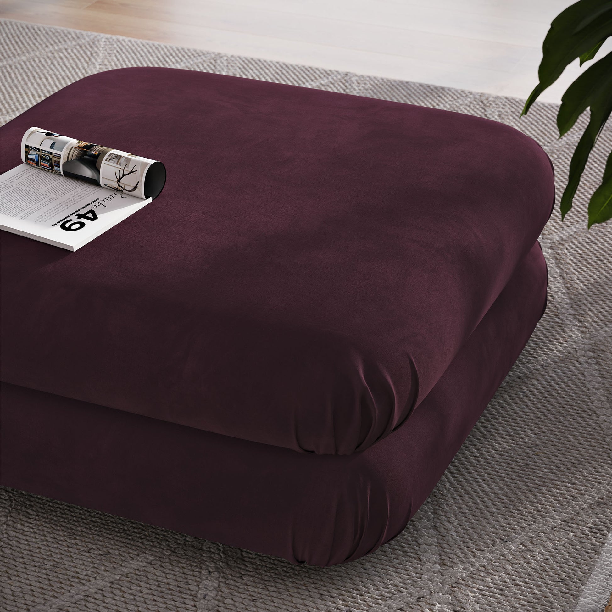 Jubilee Modular Performance Velvet Ottoman by Modway | Ottomans | Modishstore - 15