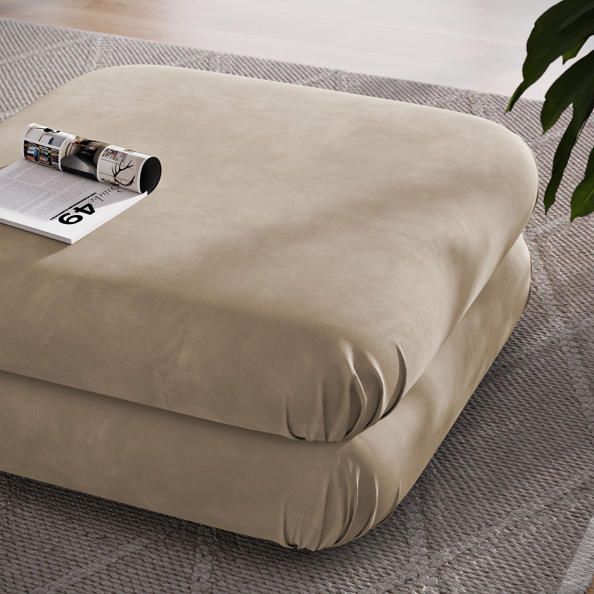 Jubilee Modular Performance Velvet Ottoman by Modway | Ottomans | Modishstore - 24