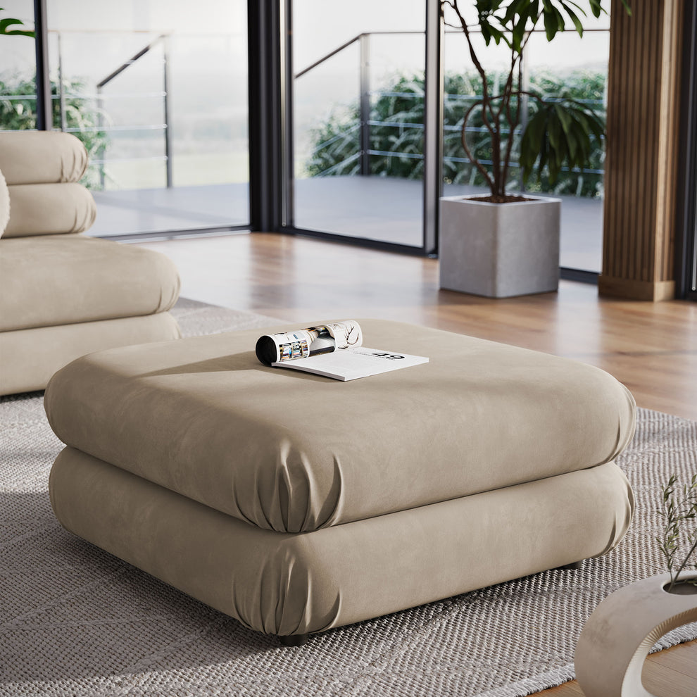 Jubilee Modular Performance Velvet Ottoman by Modway | Ottomans | Modishstore - 25