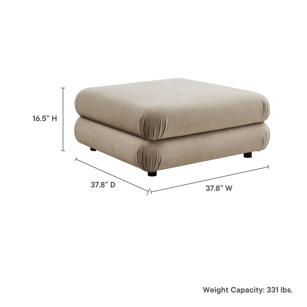Jubilee Modular Performance Velvet Ottoman by Modway | Ottomans | Modishstore - 27