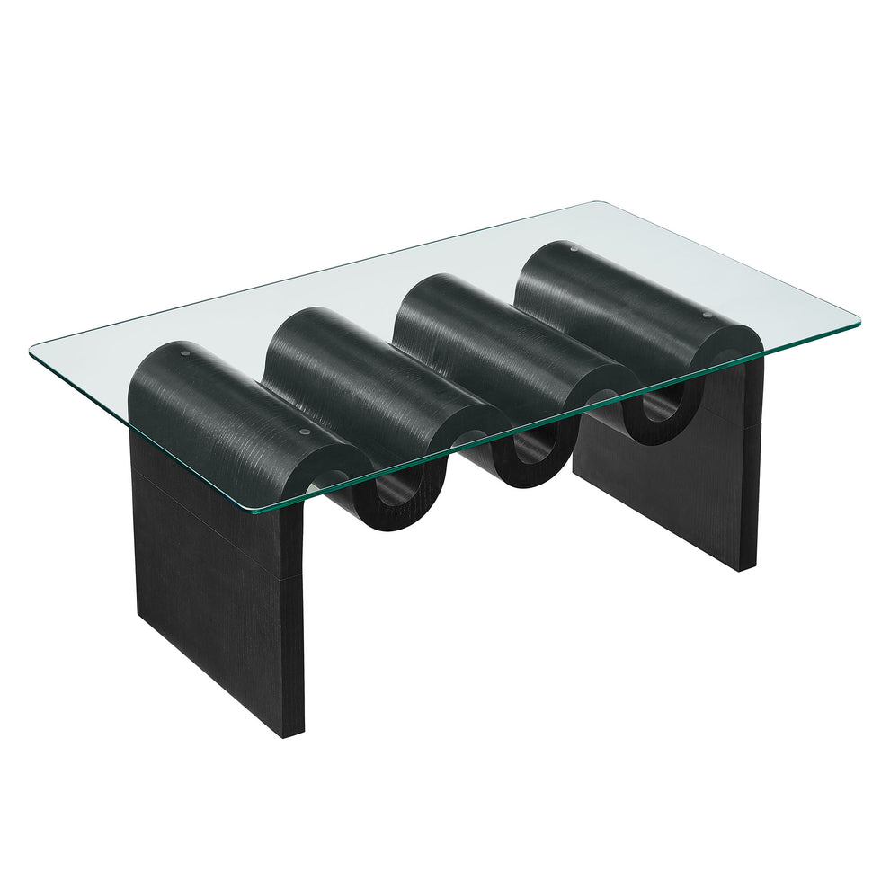 Ondine Glass Top Coffee Table by Modway | Coffee Tables | Modishstore - 5
