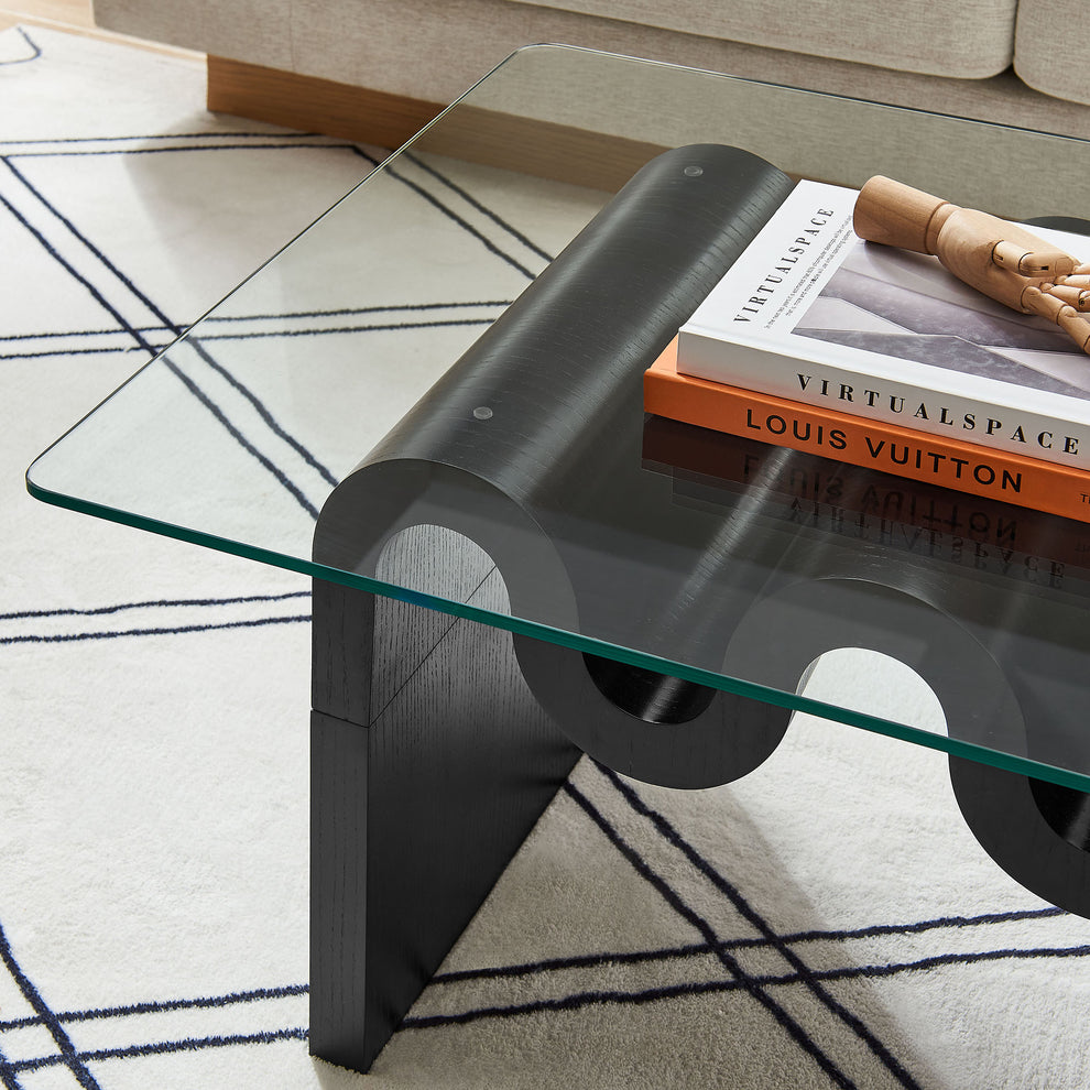 Ondine Glass Top Coffee Table by Modway | Coffee Tables | Modishstore - 7