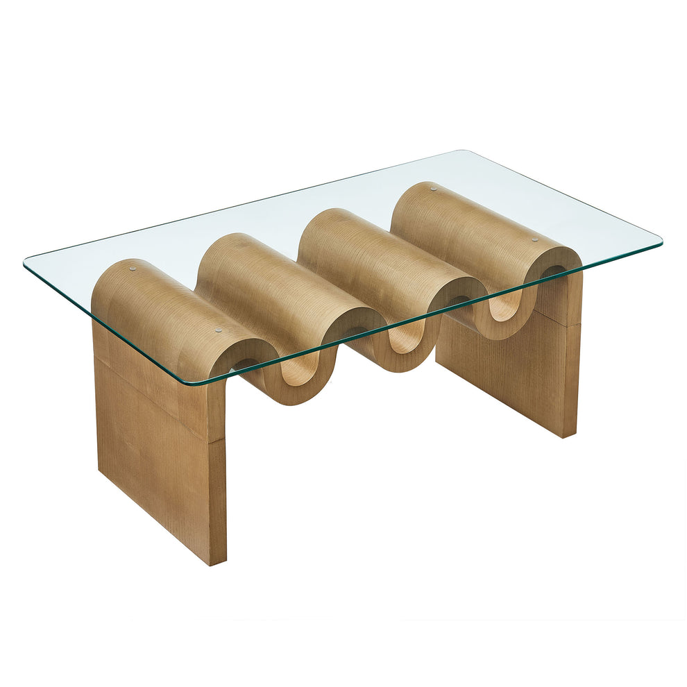Ondine Glass Top Coffee Table by Modway | Coffee Tables | Modishstore - 14