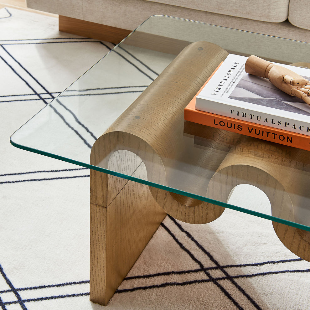 Ondine Glass Top Coffee Table by Modway | Coffee Tables | Modishstore - 16
