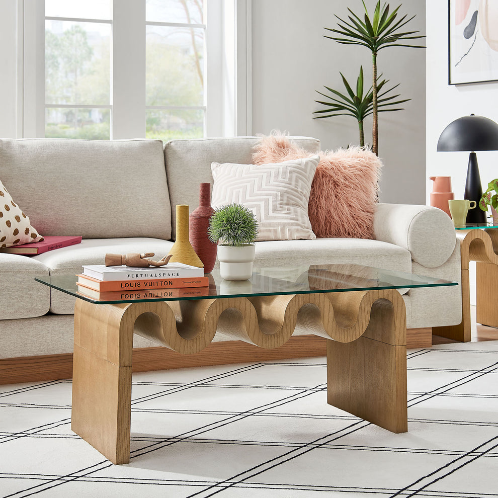 Ondine Glass Top Coffee Table by Modway | Coffee Tables | Modishstore - 18