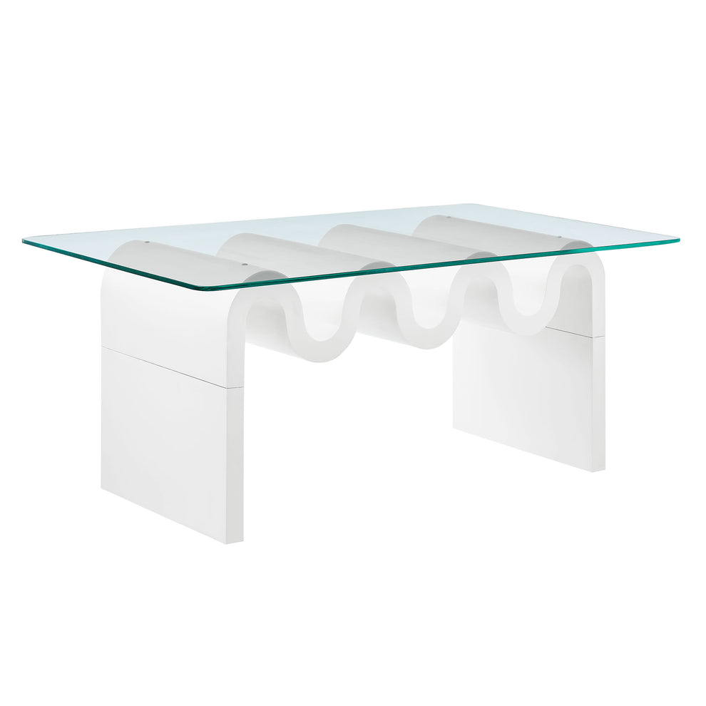 Ondine Glass Top Coffee Table by Modway | Coffee Tables | Modishstore - 31