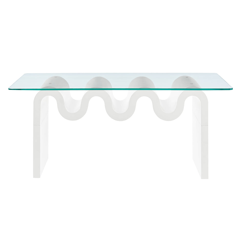Ondine Glass Top Coffee Table by Modway | Coffee Tables | Modishstore - 33