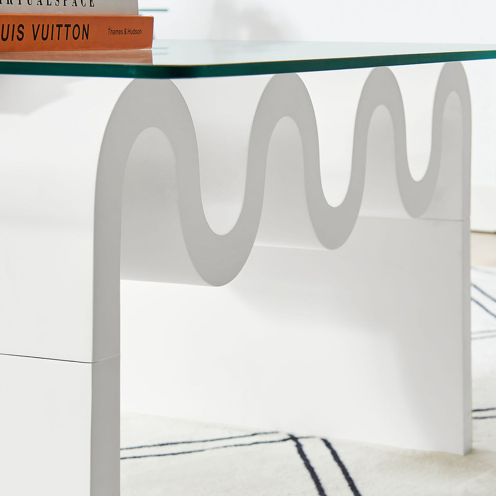 Ondine Glass Top Coffee Table by Modway | Coffee Tables | Modishstore - 37