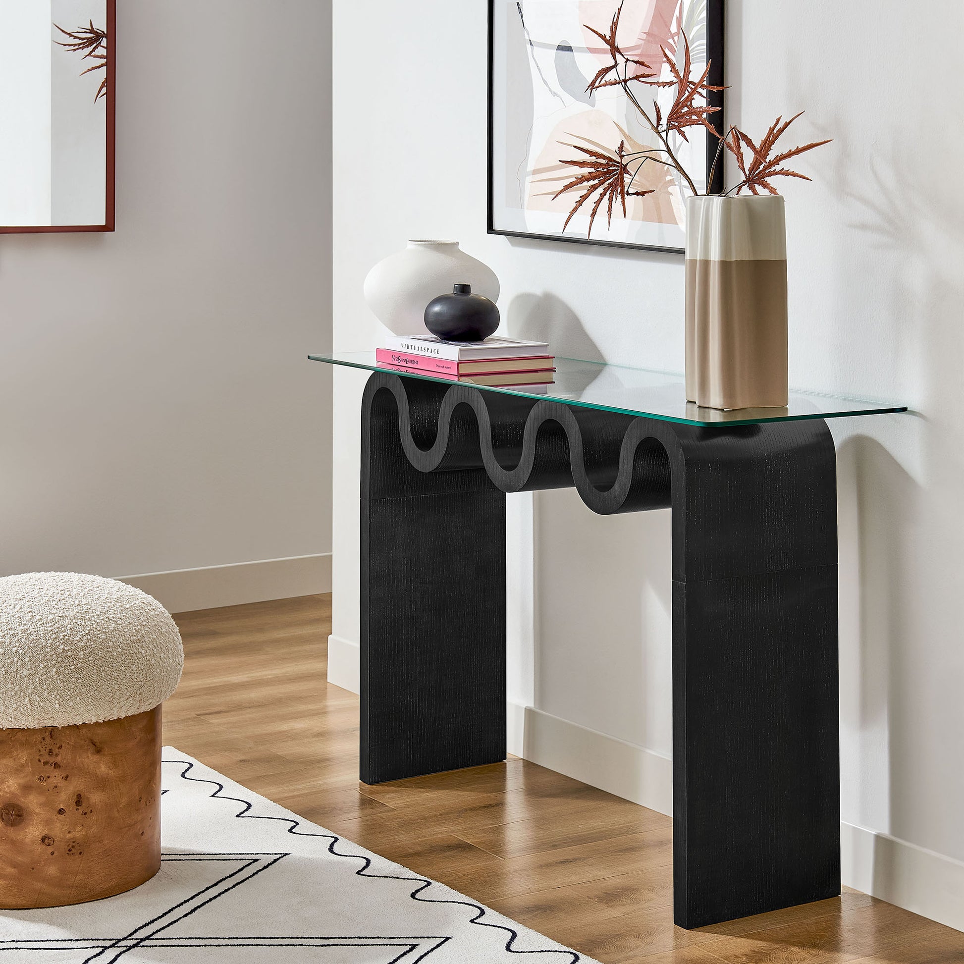 Ondine Glass Top 50" Console Table by Modway | Console Tables | Modishstore - 1