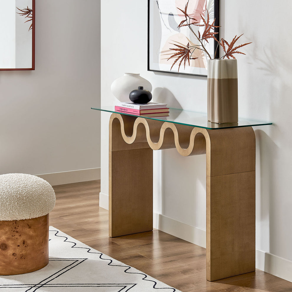 Ondine Glass Top 50" Console Table by Modway | Console Tables | Modishstore - 16