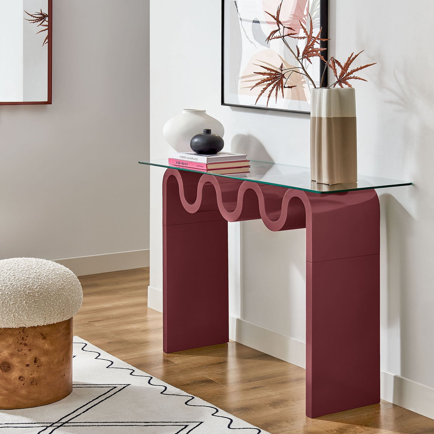 Ondine Glass Top 50" Console Table by Modway | Console Tables | Modishstore - 25