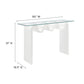 Ondine Glass Top 50" Console Table by Modway | Console Tables | Modishstore - 36