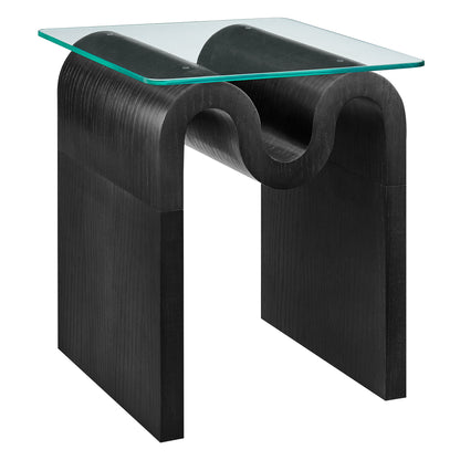 Ondine Glass Top Side Table by Modway | Side Tables | Modishstore - 2