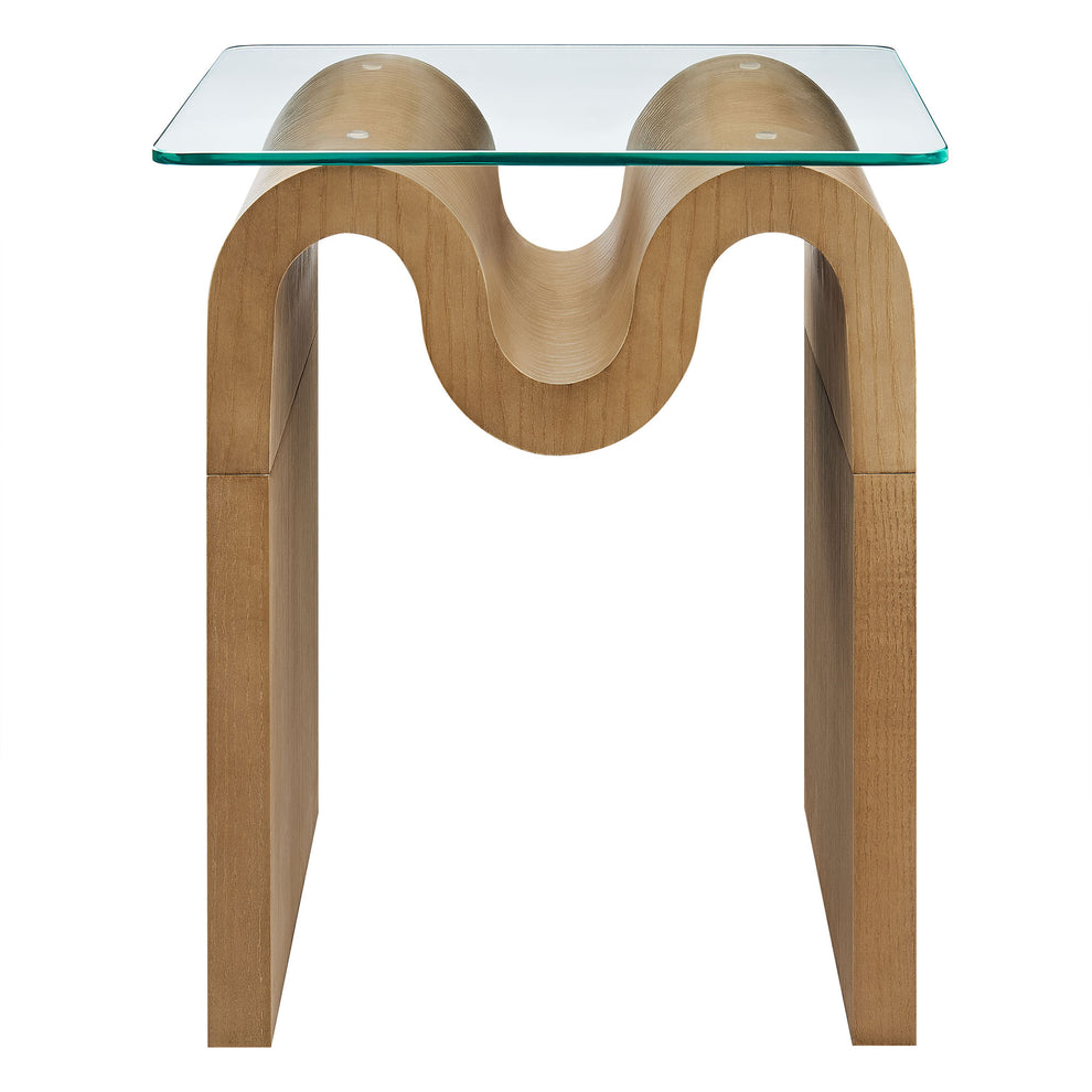 Ondine Glass Top Side Table by Modway | Side Tables | Modishstore - 12