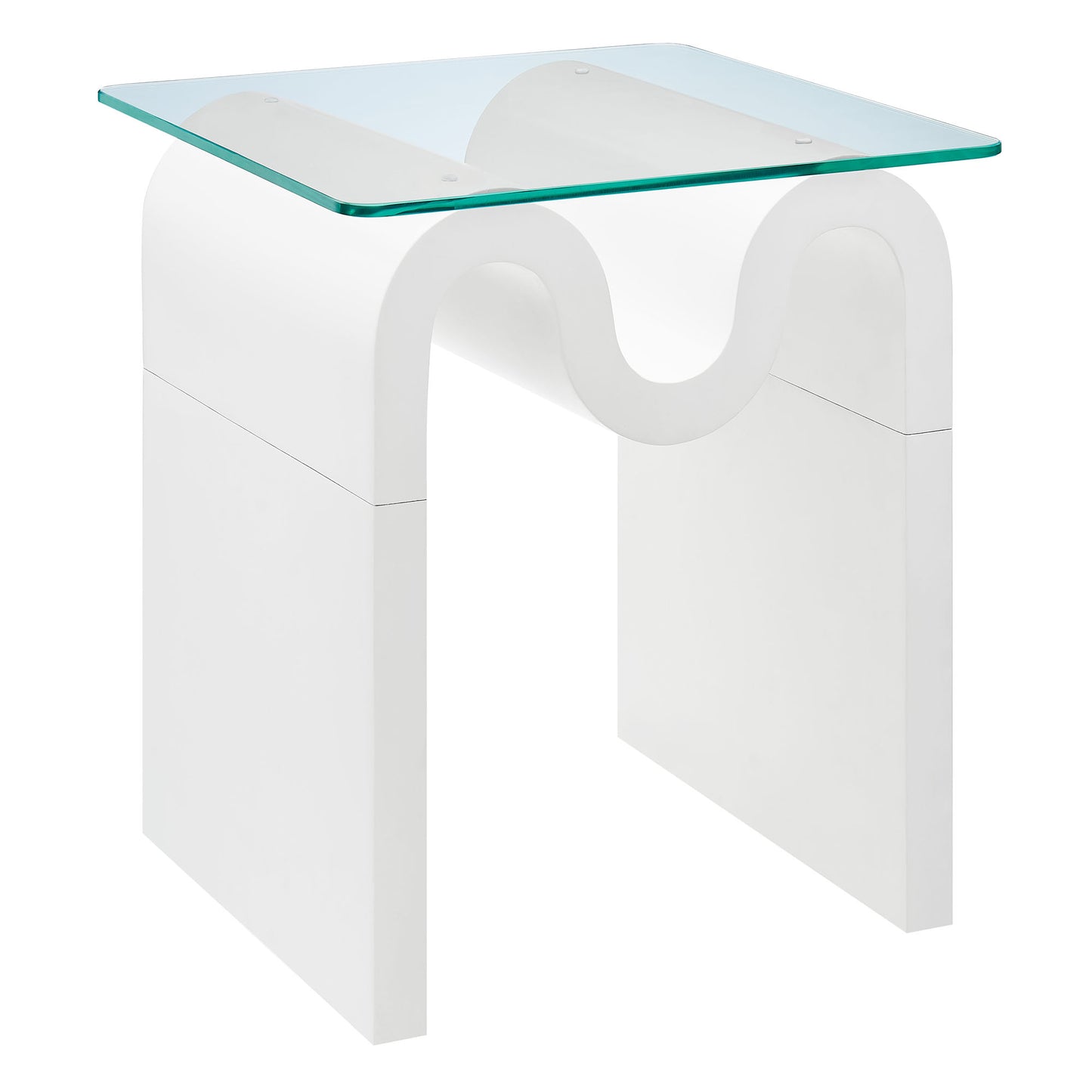 Ondine Glass Top Side Table by Modway | Side Tables | Modishstore - 28