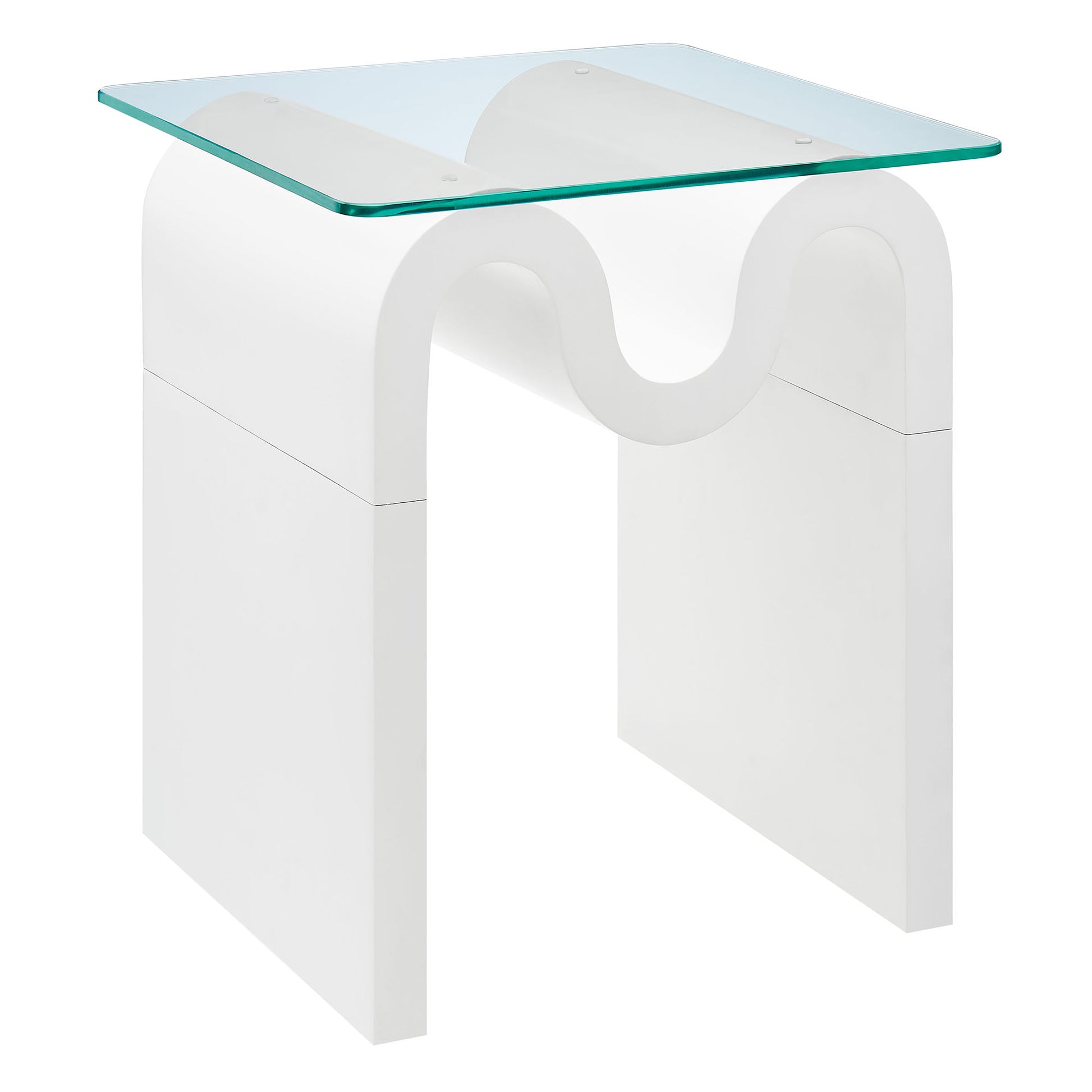 Ondine Glass Top Side Table by Modway | Side Tables | Modishstore - 28