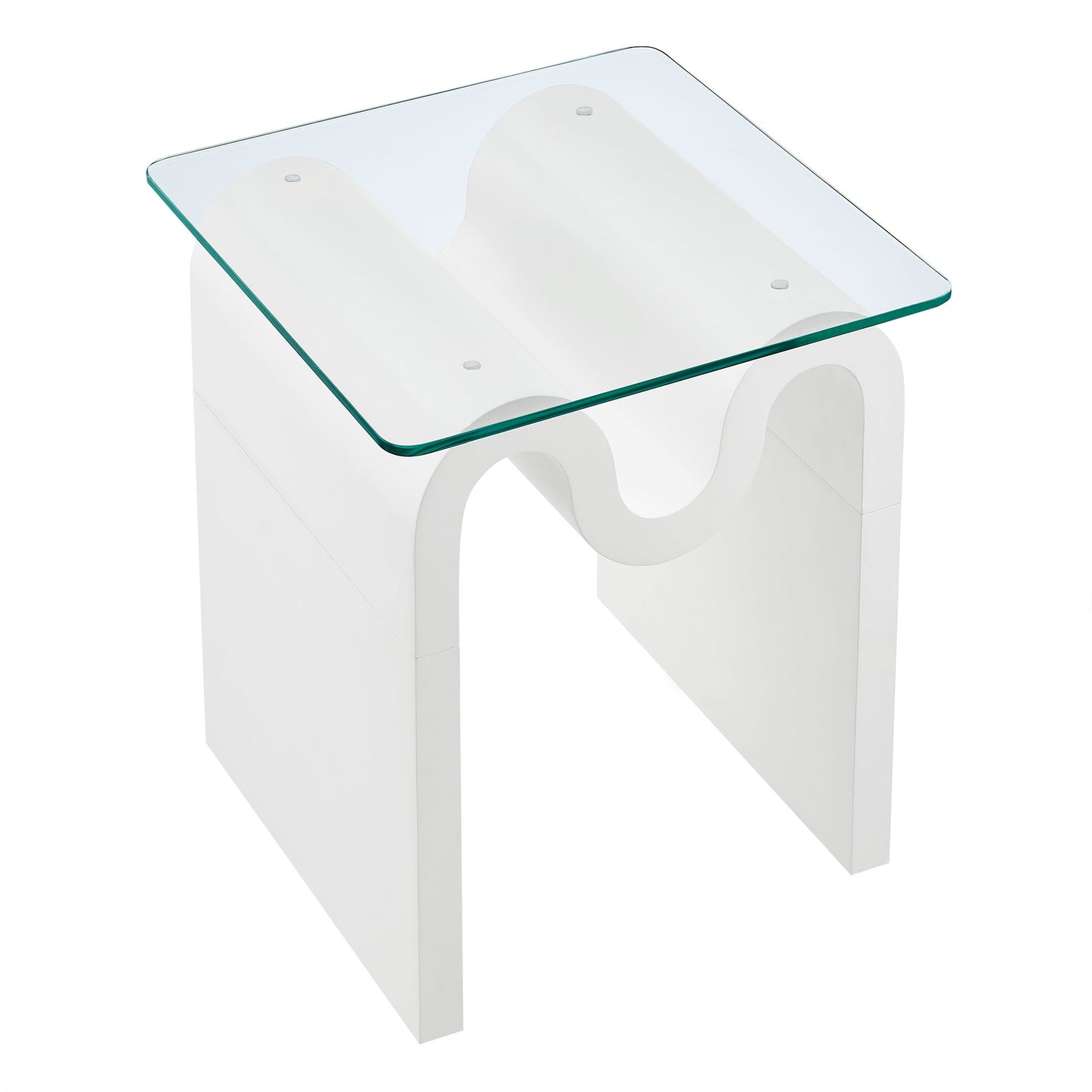 Ondine Glass Top Side Table by Modway | Side Tables | Modishstore - 31