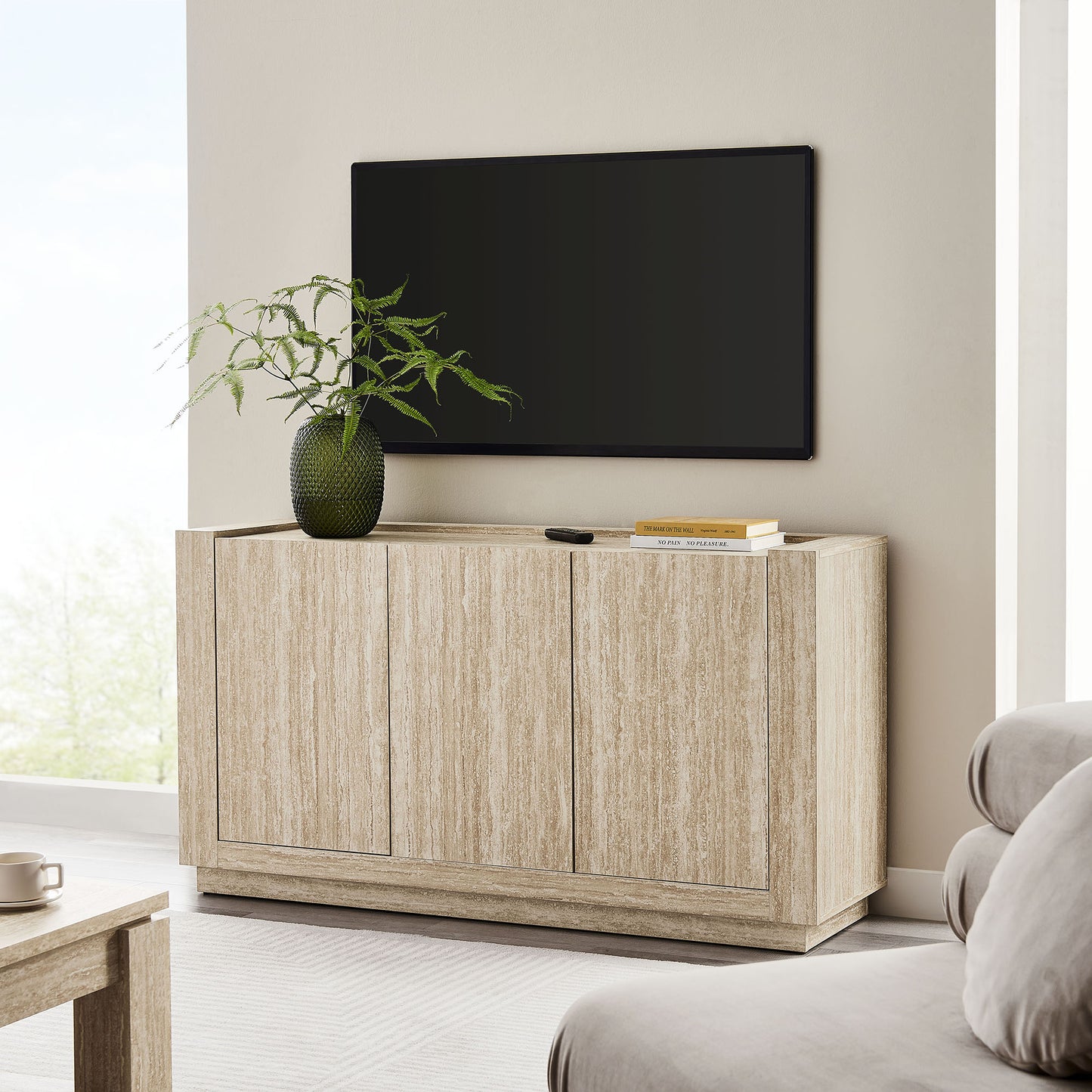 Hollis 59" Travertine Sideboard by Modway | Sideboards | Modishstore - 9