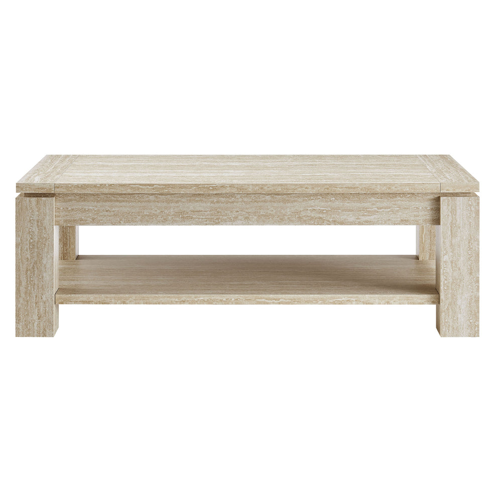 Hollis Travertine Coffee Table by Modway | Coffee Tables | Modishstore - 4
