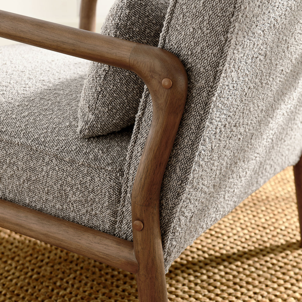 Charlie Boucle Upholstered Armchair by Modway | Armchairs | Modishstore - 17