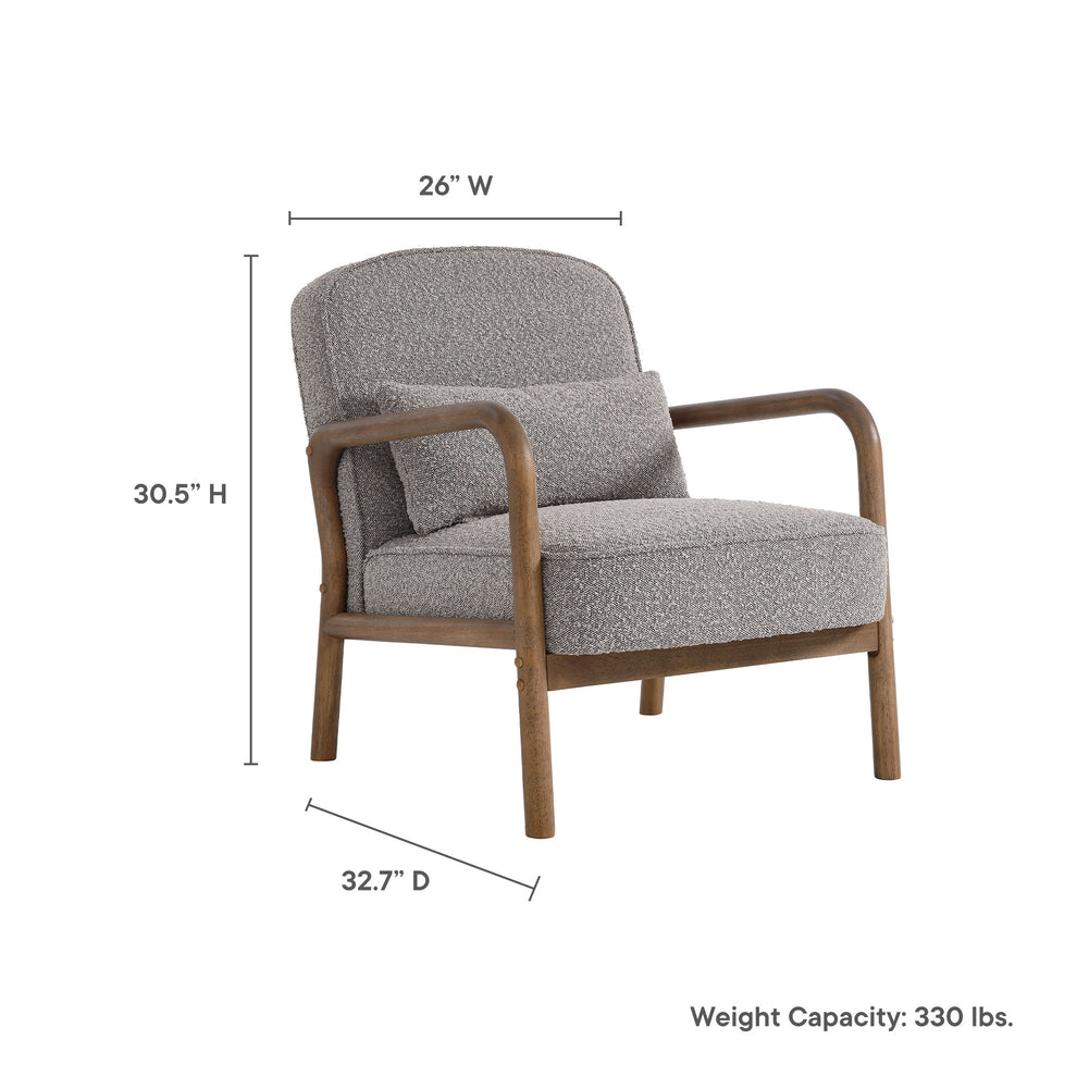 Charlie Boucle Upholstered Armchair by Modway | Armchairs | Modishstore - 20