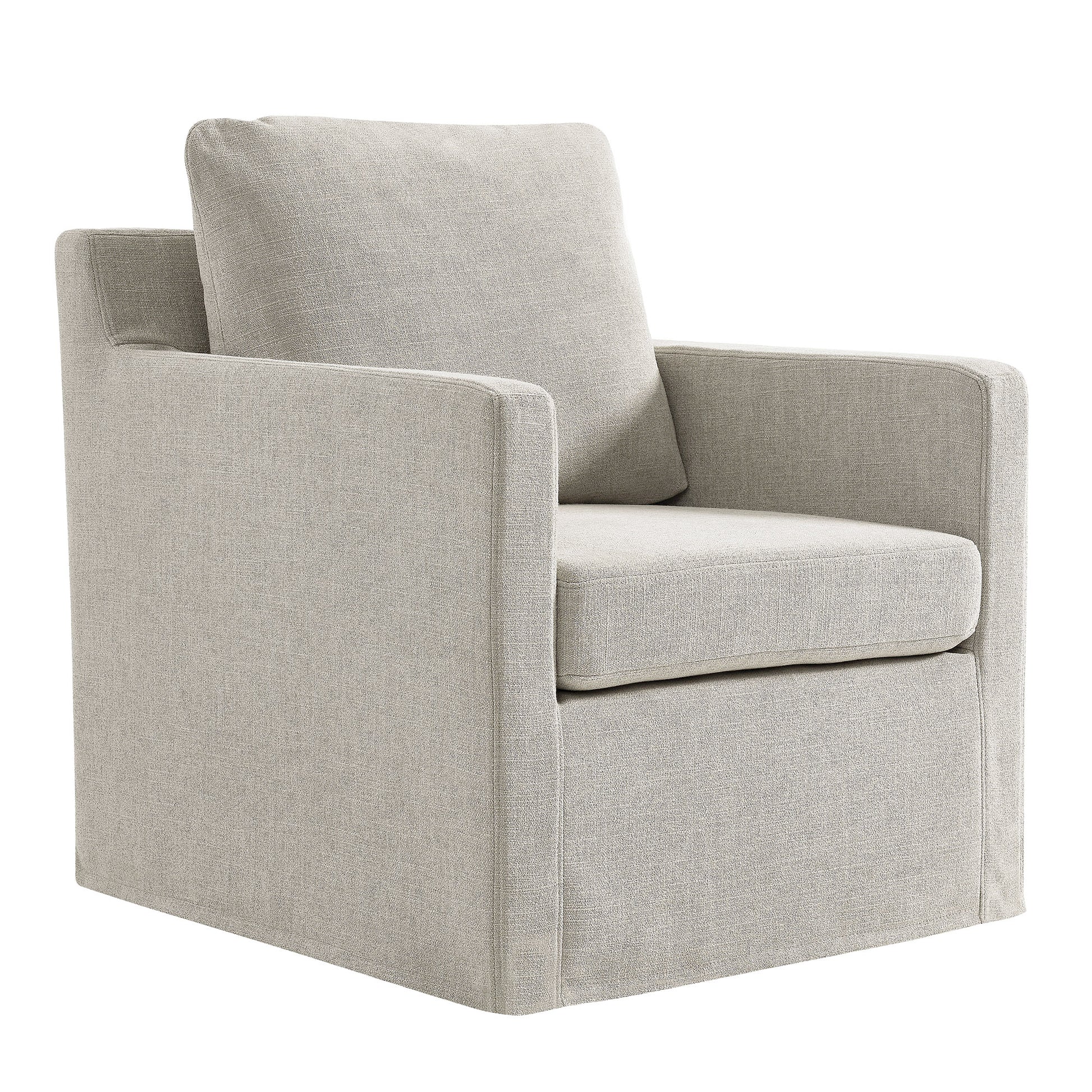 Serene Fabric Slipcovered Swivel Armchair by Modway | Armchairs | Modishstore - 2